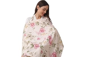 Insular Nursing Cover for Breastfeeding, Infant Feeding Cover Breathable Cotton Privacy Breastfeeding Apron