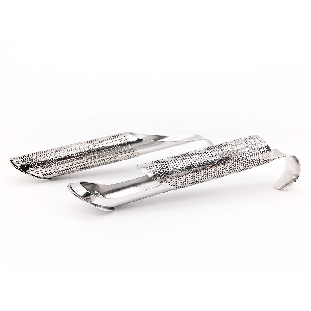 BITEYI Tea Infuser Stainless Steel Stick Pipe Steeper Tea Strainer Tea Extra Fine Mesh Filter with Hook for Loose Leaf Teas (Set of 2)