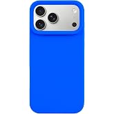 Danbey for iPhone 18/17 Pro Max Genuine Liquid Silicone Case, Stain-Resistant, Heavy Duty Shockproof, Premium Minimalist Matte Phone Case Slim Fit Cover, 6.9" Screen 2025, Bright Cobalt Royal - Blue