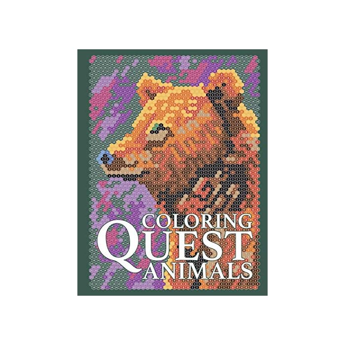 Buy Coloring Quest ANIMALS (Color Quest Color By Number) Online at