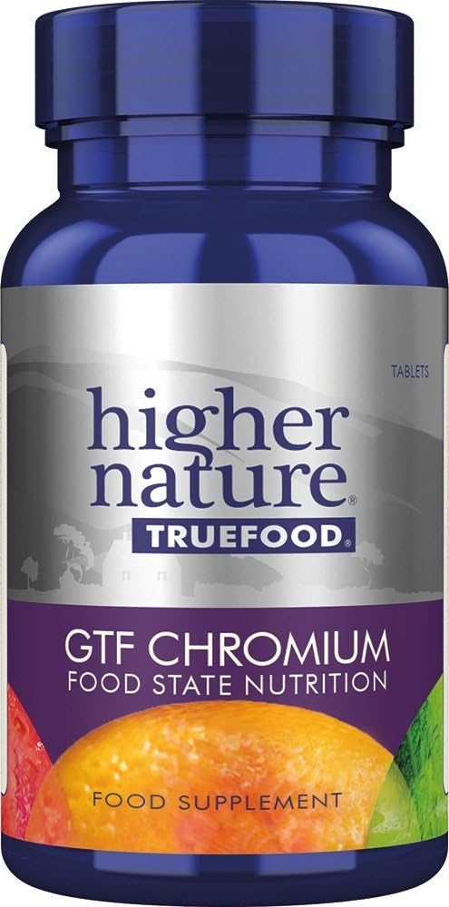 Higher Nature True Food GTF Chromium - 30 Tablets
