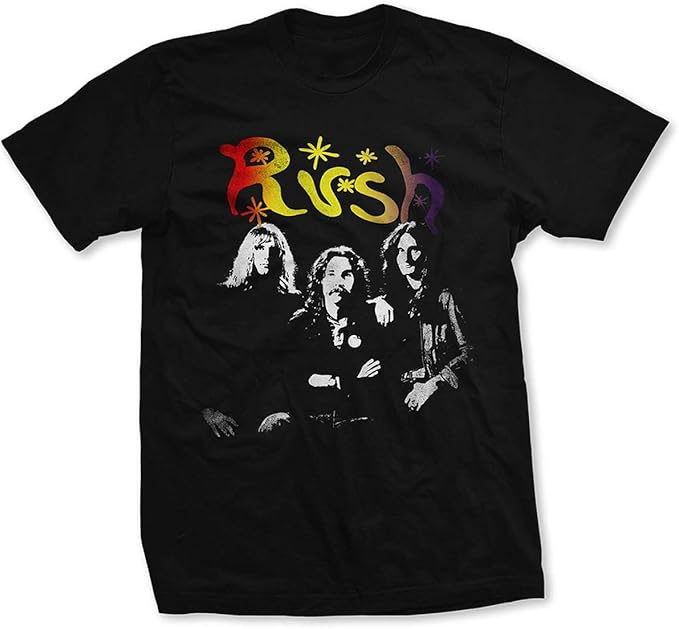 Rush Band Photo Official Tee TShirt Mens Unisex Amazon.co.uk Clothing