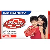 Lifebuoy Total 10- Soap Bar - 125g X 12 Bars (125g X 12 Bars)