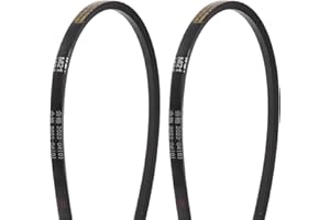 HARFINGTON 2Pcs M-21 Rubber V Belt Drive Transmission Belt 21" Pitch Girth 10mm Width 5.5mm Height JIS Standard Industrial Power Belt for Machinery Mower