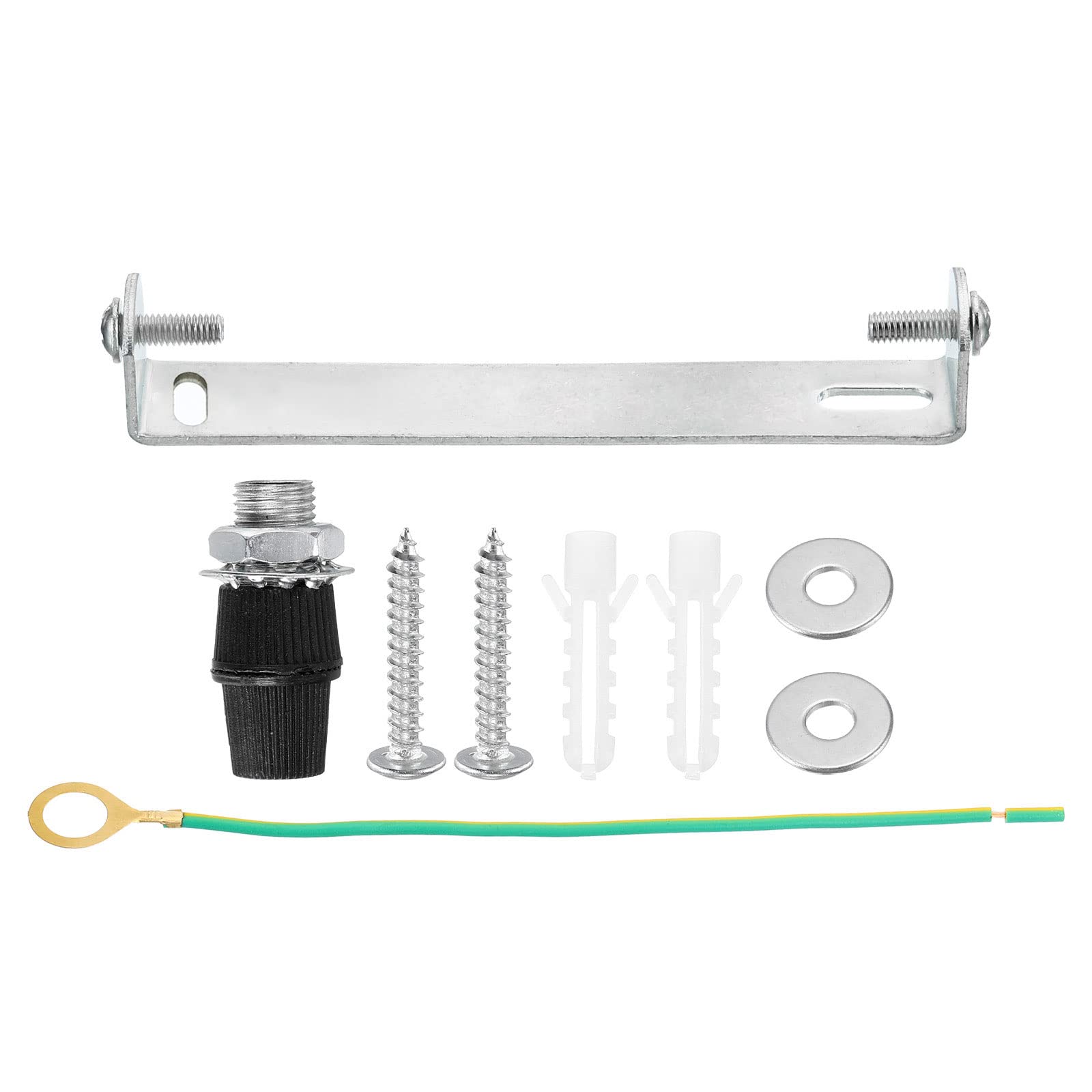 PATIKIL 100mm Ceiling Light Plate Kit, 2 Set Pendant Light Lighting Fixture Mounting Bracket Hardware for Home Office Chandelier