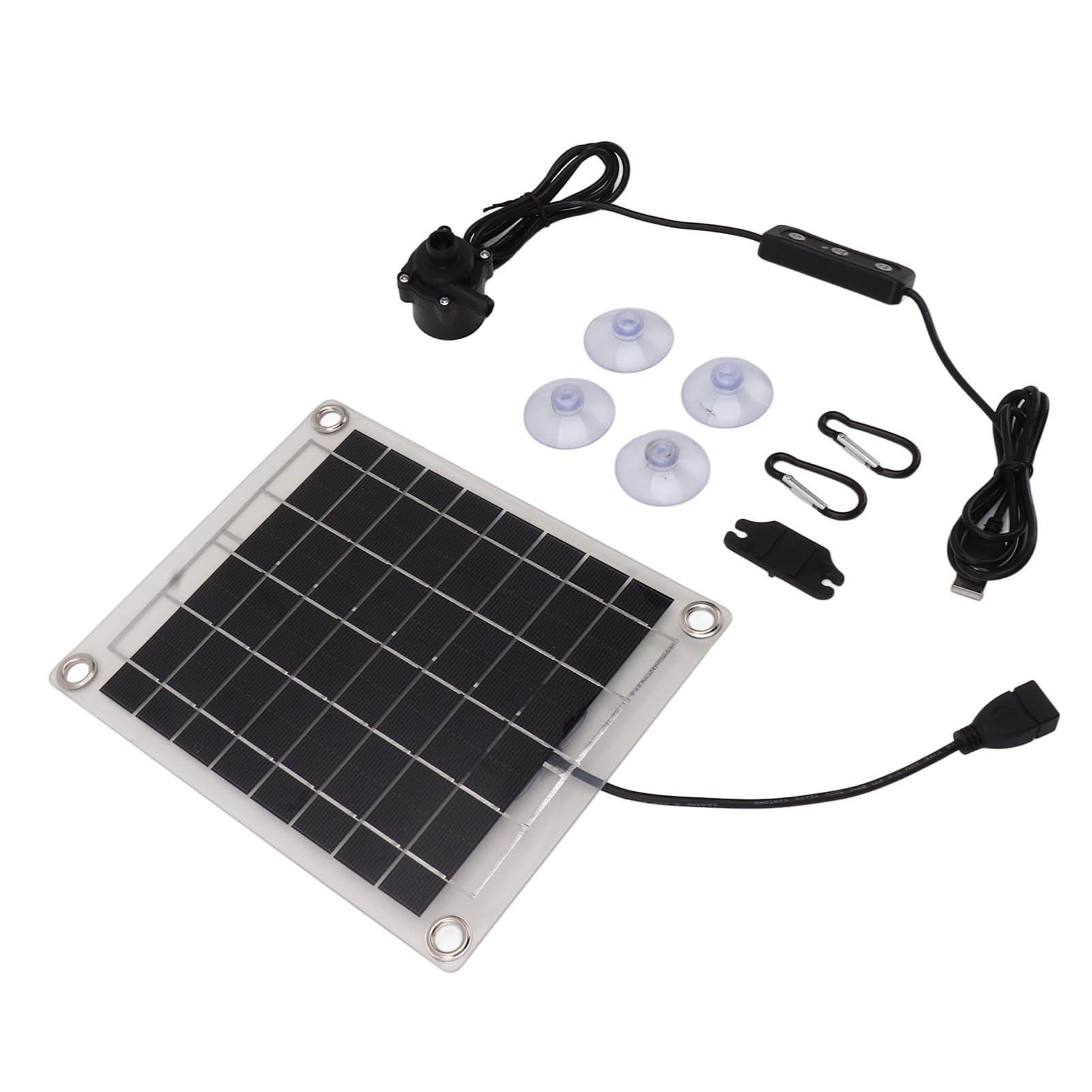 TOPINCN 20W Solar Water Pump Kit Submersible with Adjustable Water Volume, Switch, for Fountain Pond Bird Bath Irrigation