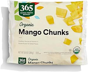 365 by Whole Foods Market, Organic Mango Chunks, 10 oz, (Frozen)