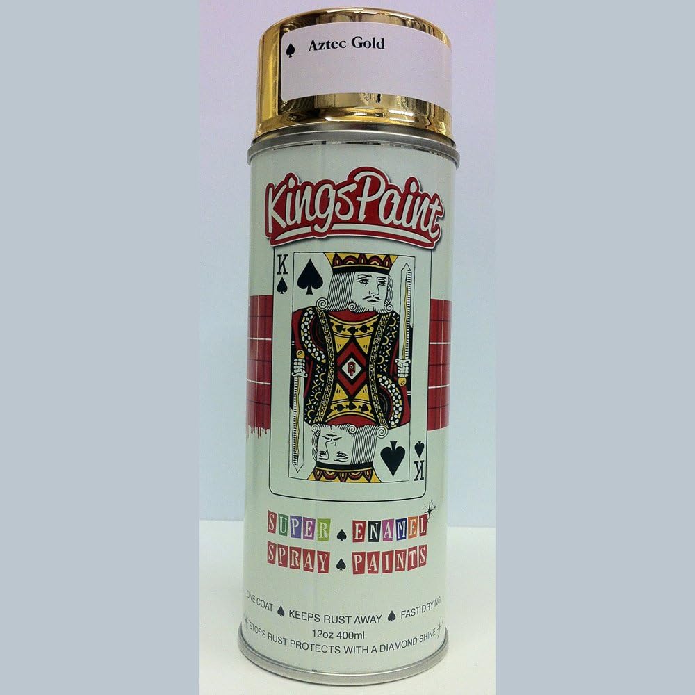 Kings Paint Aztec Gold Spray Paint, all purpose interior /exterior