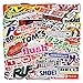 YTSQSC Waterproof Vinyl Stickers for Laptop Water Bottles Hydro Flask Motorcycle Bicycle Skateboard Luggage Car Bumper Guitar Decals (100 Pcs Racing Car Style Stickers)