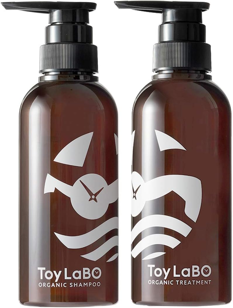 うるツヤ オーガニック シャンプー セット 10種の美容成分までオーガニック認証 驚きの泡立ち 無添加 天然由来 アミノ酸 ノンシリコン ボタニカル ToyLaBO トイラボ 300ml&300ml トリートメント セット