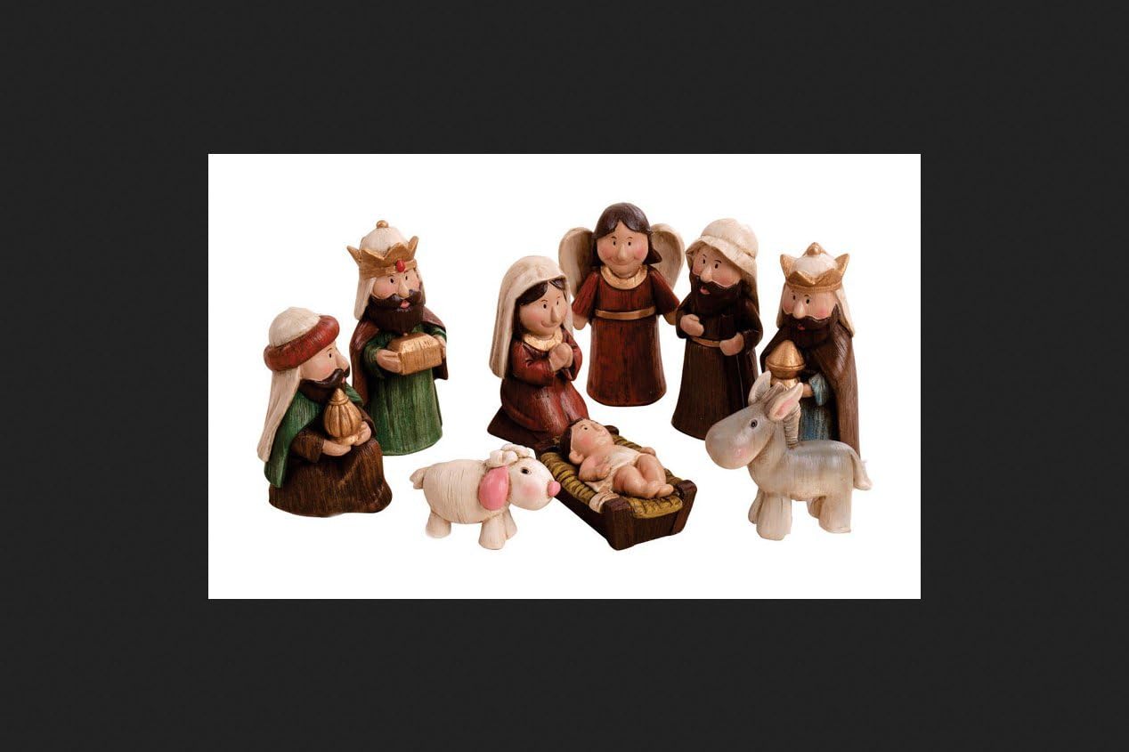 Resin Nativity Set 4.5"