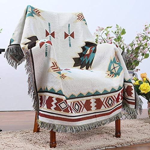 CGDZ Geometry Throw Blanket Sofa Hanging Tapestry For Sofa Bed Plane Travel 120X150cm