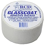 RCD Corporation Glasscoat Adhesive-Backed Fiberglass Mesh 3" X 180'