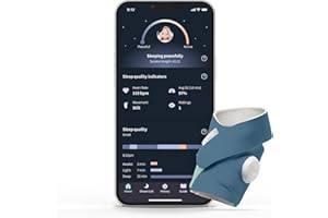 Owlet Dream Sock - Smart Baby Monitor View Heart Rate and Average Oxygen O2 as Sleep Quality Indicators. Wakings, Movement, a