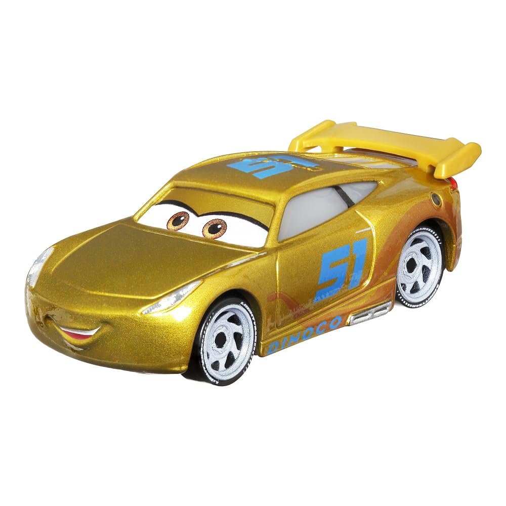 Mattel Selection Vehicles Racing Style | Disney Cars | Die Cast 1:55 Car, Type: Cruz Ramirez Racing Center, (CDXV59) — image 1