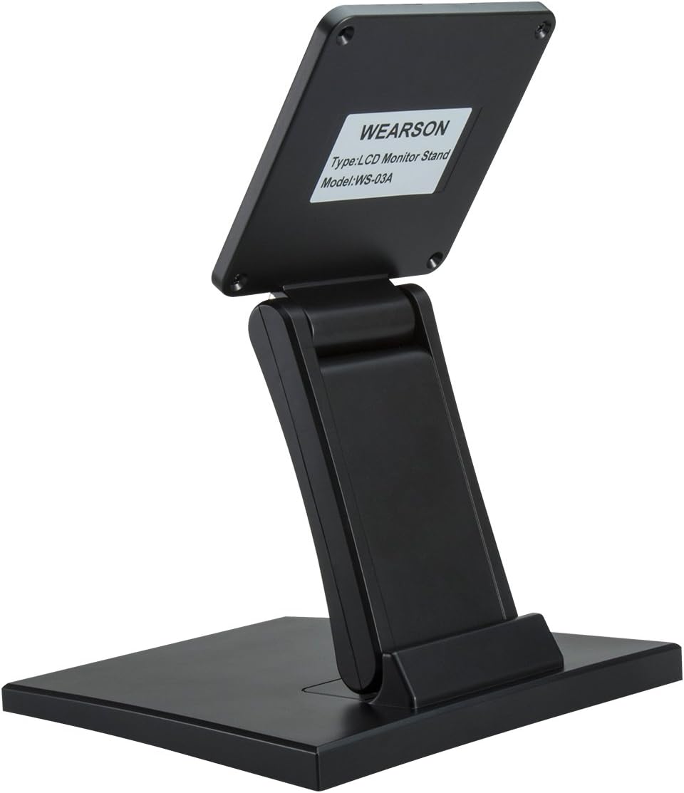 Wearson WS-03A Adjustable LCD Screen Stand Folding Metal Screen Desk Stand With VESA Hole 75x75 100x100mm - Image 3