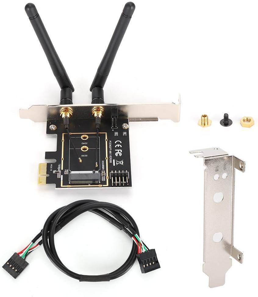 Kafuty-1 PCI-E 1X to KEY A-E Adapter NGFF M.2 WIFI Wireless Module Card