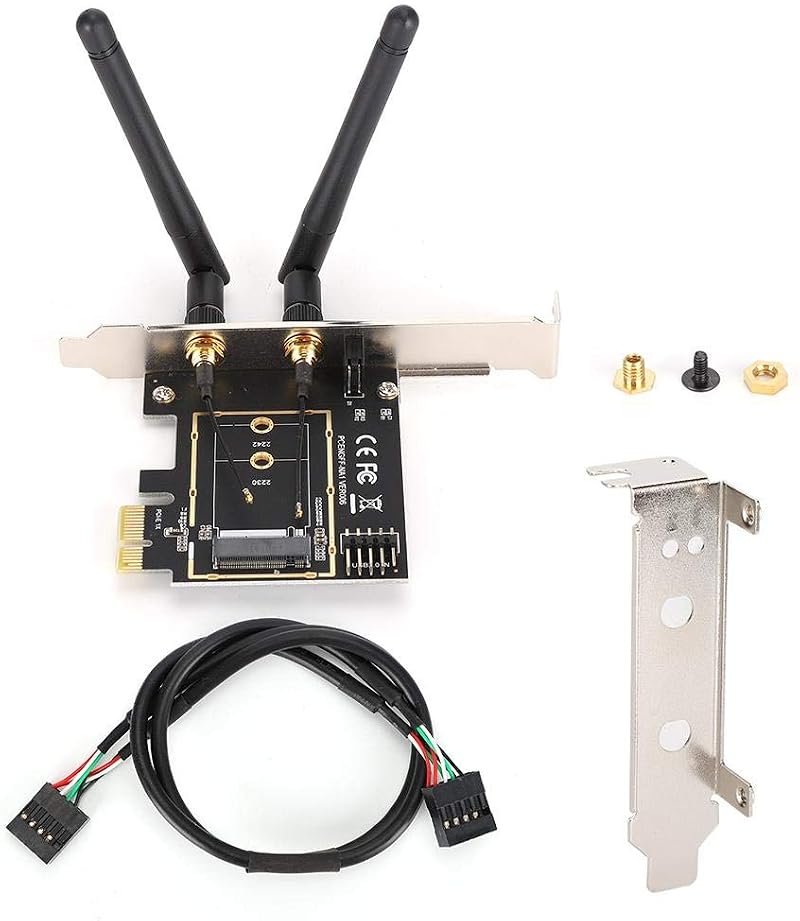 Kafuty-1 PCI-E 1X to KEY A-E Adapter NGFF M.2 WIFI Wireless Module Card