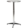 Flash Furniture Metal Bar Table - Aluminum Patio Table - Mellie 23.5"H Round Bar Height Table - Indoor/Outdoor
