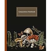 Vintage Mushroom Composition Notebook: Aesthetic Themed Journal College Ruled | 110 Pages