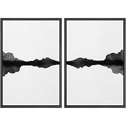 MUDECOR Framed Canvas Print Wall Art Set Minimal