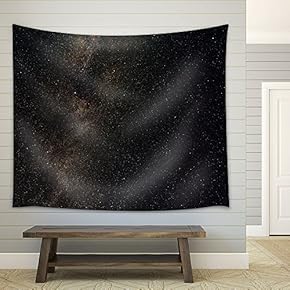 Milk Way in The Night Sky - Fabric Wall Tapestry Home Decor - 51x60 inches