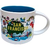 Starbucks Discovery Series San Francisco Ceramic Mug, 14 Oz
