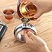 QIBOX Booze Bangle Bracelet Flask, 3.5 oz Stainless Steel Shining Wine Beverage Hip Flask Bracelet, Leak-Proof Wine Bottle with Funnel set, Fashion Jewelry Bangle Wine Flask with Exquisite Cap