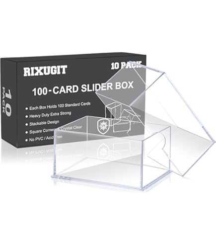 Amazon.com: 5 x Card Storage Case - (100ct) Ultra Pro HINGED Clear