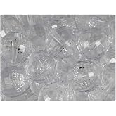 BeadTin Crystal Transparent 18mm Faceted Globe Craft Beads (12pcs)