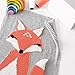 Makaor Kids Fox Knitting Blanket Bedding Quilt Play Blanket Animal Newborn Baby Throw Blanket Crib Wrap Blanket for 0-6 Age Baby (Size: 75cmx 105cm / 29.5