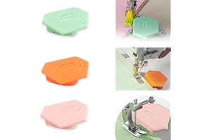 CLRZOL Magnetic Seam Guide for Sewing Machine, New Upgraded Multi-Purpose Tool Polygonal Strong Magnetic Gauge, Multifunctional Polygonal Hemmer Guide with Scale, Sewing Accessories Supplies (3 Colors)