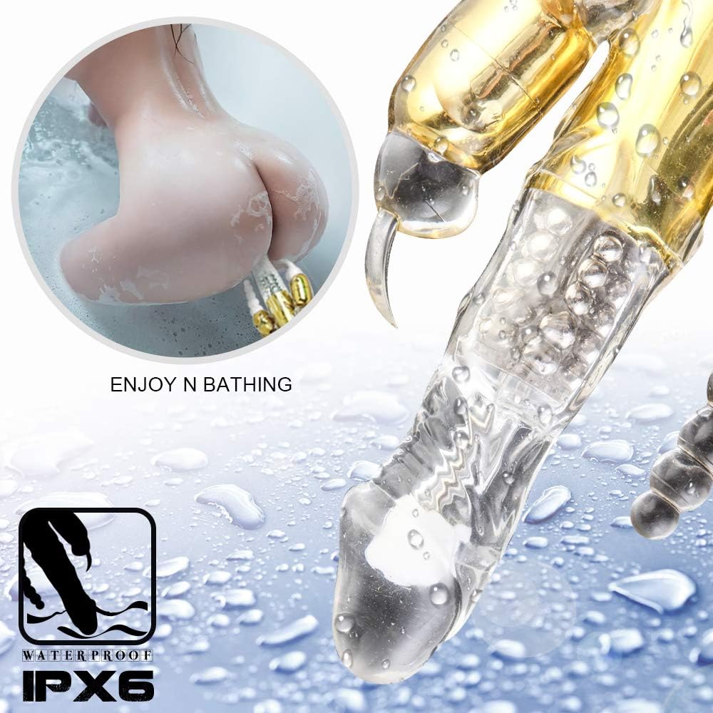 Wireless Stretchable Rotating Víbrǎ~Tǒr Youth Fashion Edition Multifunctional Masager Medical Silicone USB Chargeing Waterproof Personal Cordless Wand 16 Thrusting Modes for Home