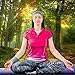 Сhieflines Yoga Headband for Women - Sweatband for Sport, Running, Workout, Traveling or Everyday Use - Insulates and Absorbs Sweat - Two-Sided: Black & Grey