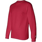 Champion Men's Long Sleeve Crew Neck Tagless T-Shirt