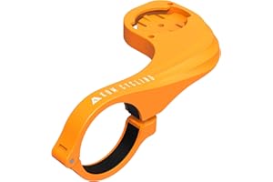 KOM Cycling Orange Garmin Bike Mount from Garmin Edge Mount Designed for Garmin Edge 530 and Other Garmin Models