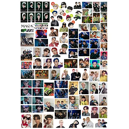 Kpop Stray Kids Photocards Stickers 100Pcs Vinyl Waterproof Sticker