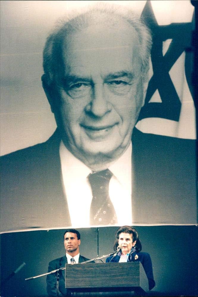 Photographs - Vintage photo of Yitzhak Rabin and Leah Rabin.