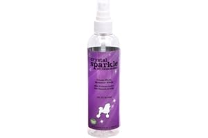 SHOWSEASON ANIMAL PRODUCTS Showseason® Crystal White Sparkle Spray 8.5 oz. | Paraben and Cruelty-Free | Biodegradable and Non-Toxic | Made in The USA