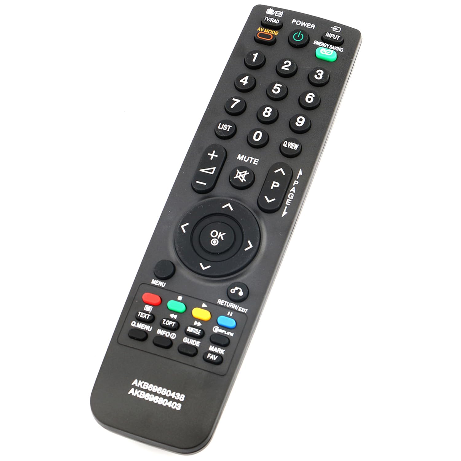 VINABTY Replacement Remote Control AKB69680403 AKB69680438 Suits for LG LCD LED PLasma TV 32LH2000-ZA 32LH2020-ZC 32LH201C-ZA 32LH2010-ZB 37LH2000-ZA 37LH2020-ZC 37LH201C-ZA 37LH2010-ZB 42LH2000-ZA