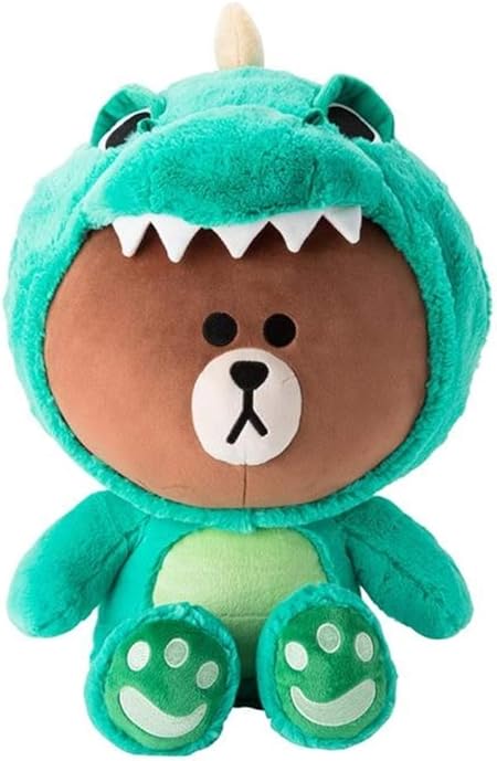 Amazon Line Friends ディーノブラウン人形 33x45x33cm 人形 ドール おもちゃ