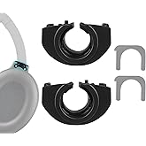 SOULWIT Hinge Swivel Replacement for Sony WH-1000XM4 Headphones, Left & Right Rotation Joint Pivot Repair Parts Accessories for WH1000XM4 - Black