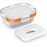 ZOKU - Nested Food Storage Container with Freezer Pack, Leak Proof with Airtight Lids, for Sandwiches, Lunches, Leftovers and more, Easy to Clean, Reusable, BPA Free (Neat Stack) (3 Piece)