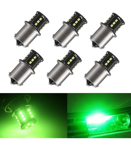 GLOFE 1156 BA15S LED Bulbs (2 Pack) - 10000K Blue, 92 SMD, 400% Brighter, For DRL, Turn Signals, Backup Lights