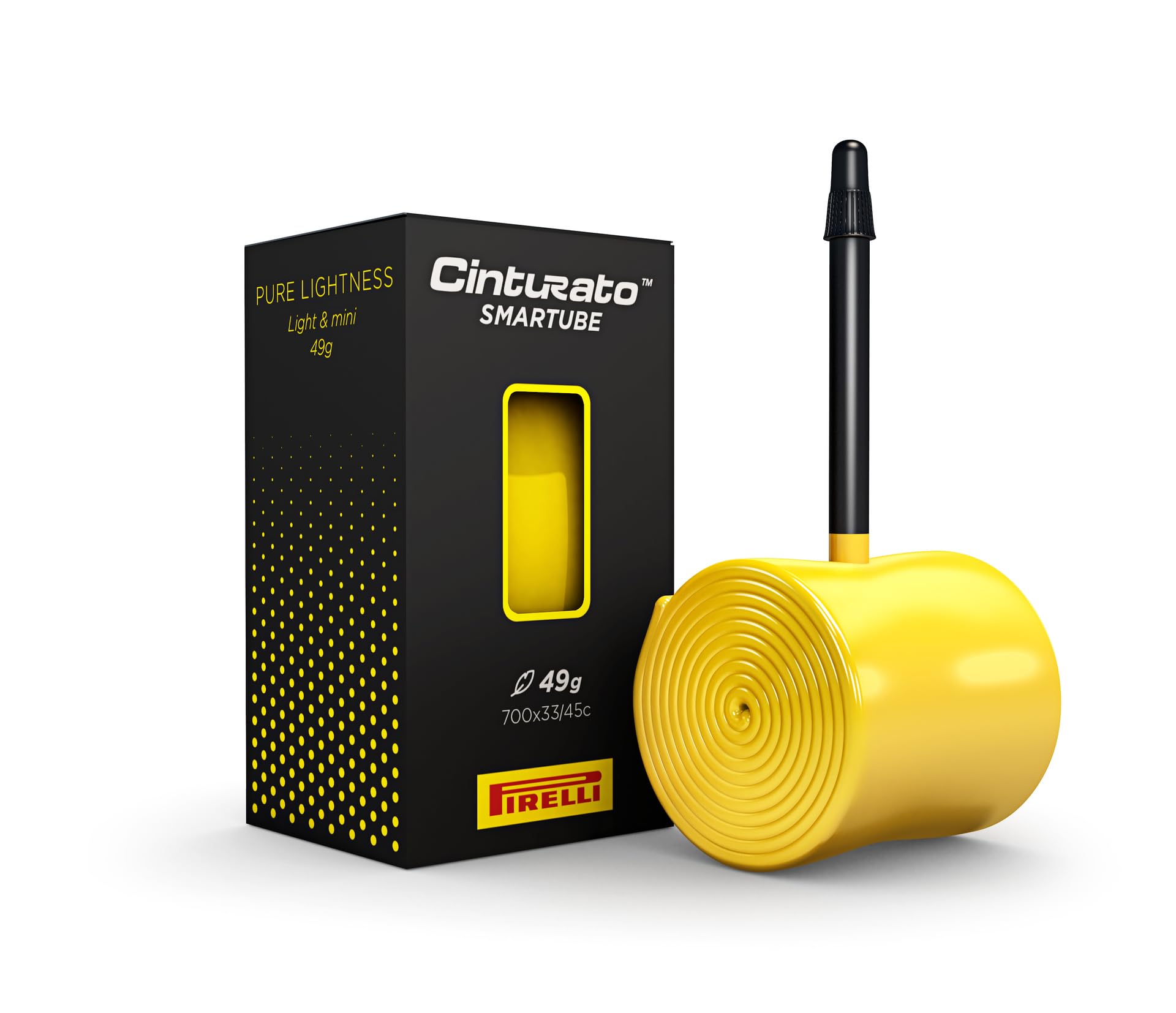 Pirelli Cinturato Smartube Reinforced Bicycle Inner Tube, 700x28-35, 60mm Presta Valve