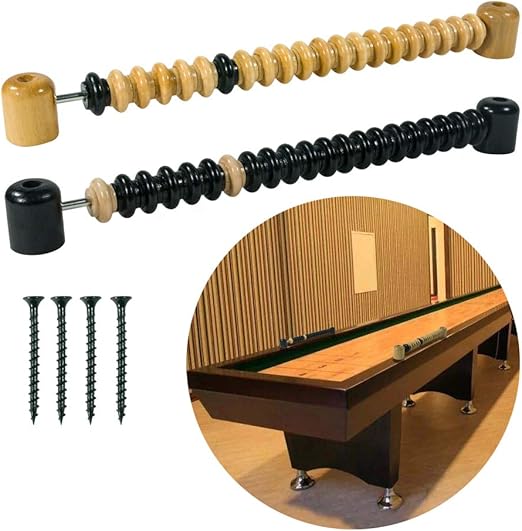 HJM Shuffleboard Score Keeper, Classic Wooden Bead Score System