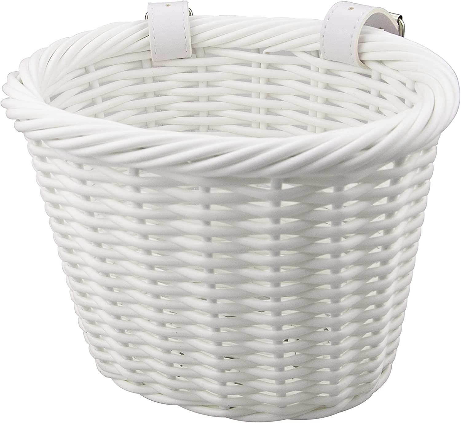 ZUKKA Kids Mini Bike Basket Front Bikes Basket for Children Handlebar Scoooter BMX MTB Bicycle in White
