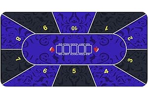 Game Table Cover | Large Game Table Mat 120x60cm | Card Covers, Poker Mat for, Top for Poker Party, Fundraisers, Theme Party,