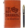 Theater Life Leather Journal - Funny Drama Gifts For Actors, Students, Directors