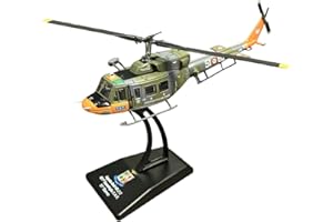JWQFBC 1:100 Alloy Helicopter Model Commemorative Aviation Toy with Display Base Diecast Airplane Model for
